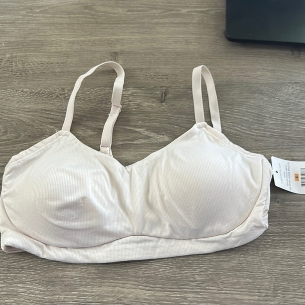 On Gossmer Dot Micro Lounge Bralette Mauve Chalk Size Small
